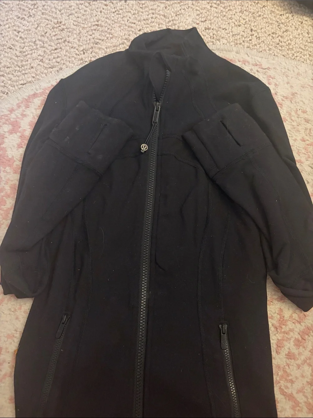 lululemon athletica Black Zip-Up Utility Jacket 💝🫧👼🏼